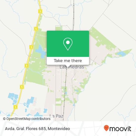 Avda. Gral. Flores 685 map