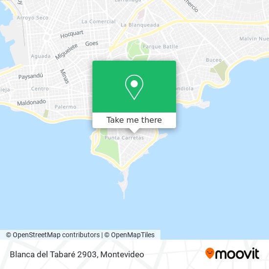Blanca del Tabaré 2903 map