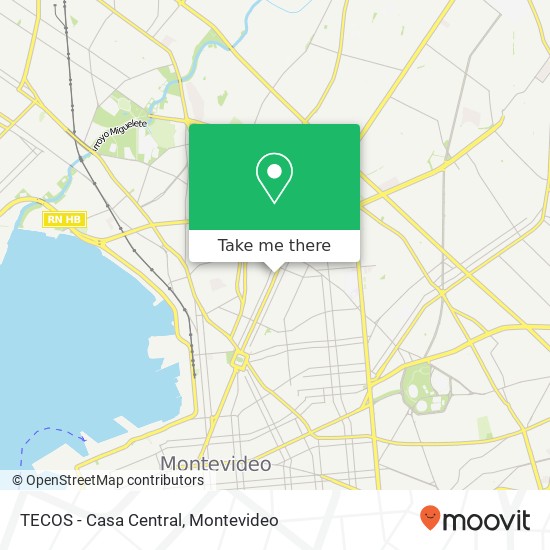 TECOS - Casa Central map