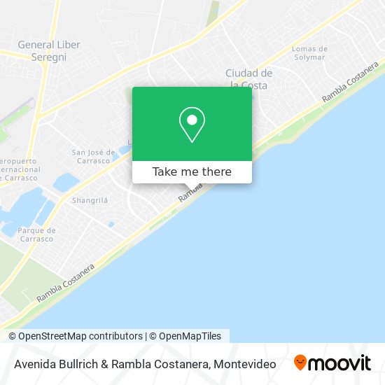 Avenida Bullrich & Rambla Costanera map