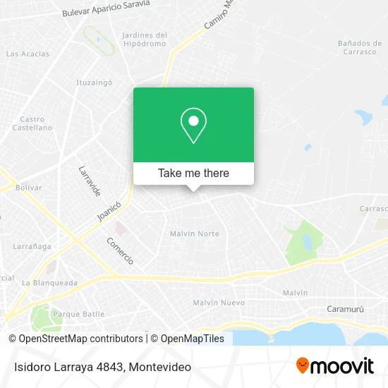 Isidoro Larraya 4843 map