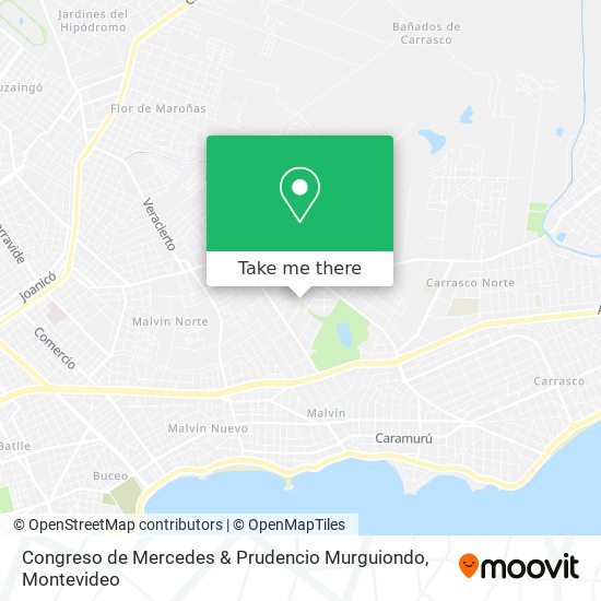Congreso de Mercedes & Prudencio Murguiondo map