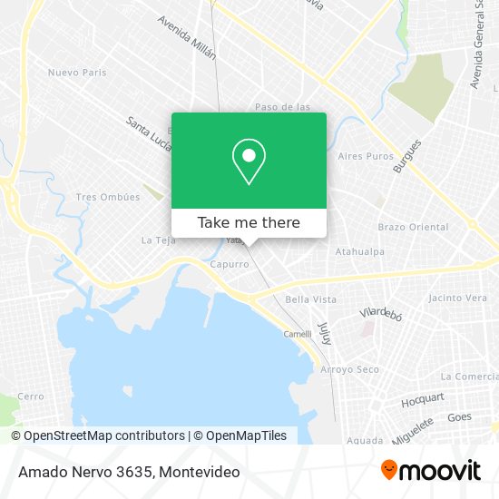 Amado Nervo 3635 map