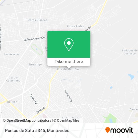 Puntas de Soto 5345 map