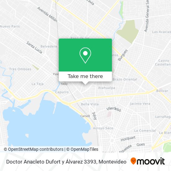 Doctor Anacleto Dufort y Álvarez 3393 map