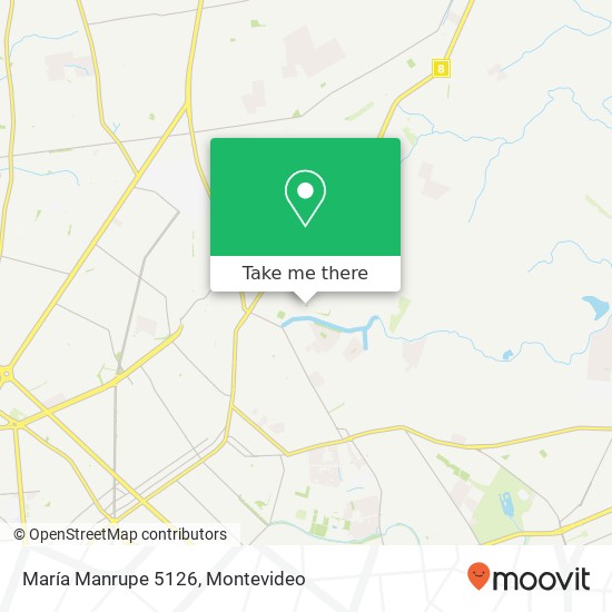 María Manrupe 5126 map