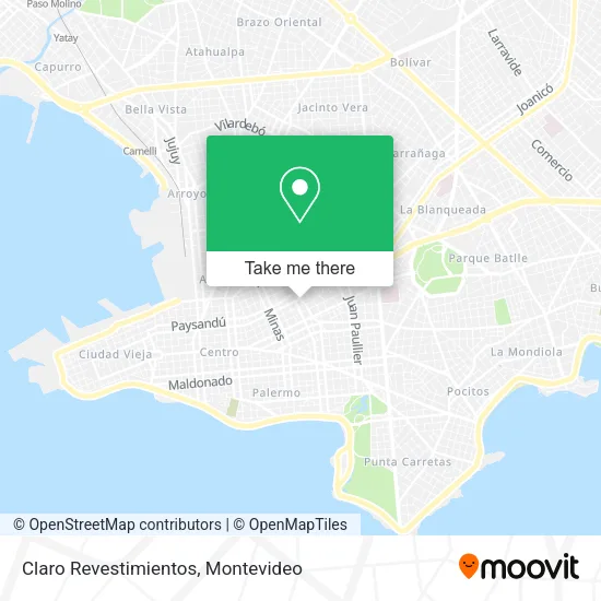 Mapa de Claro Revestimientos