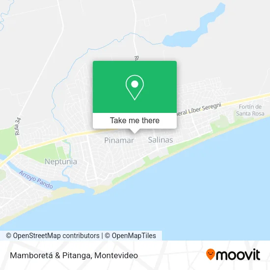 Mamboretá & Pitanga map