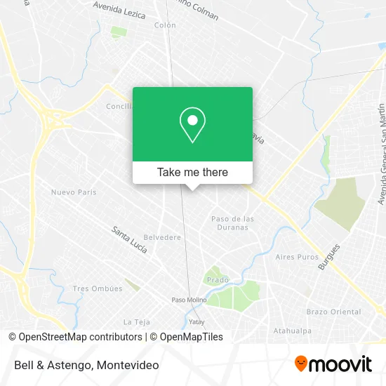 Bell & Astengo map