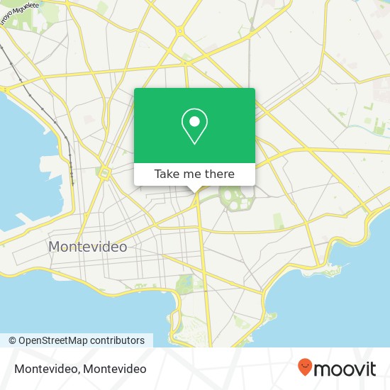 Montevideo map