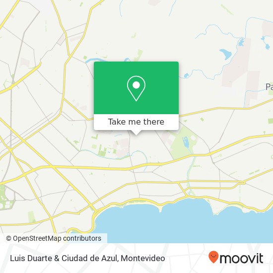 Luis Duarte & Ciudad de Azul map
