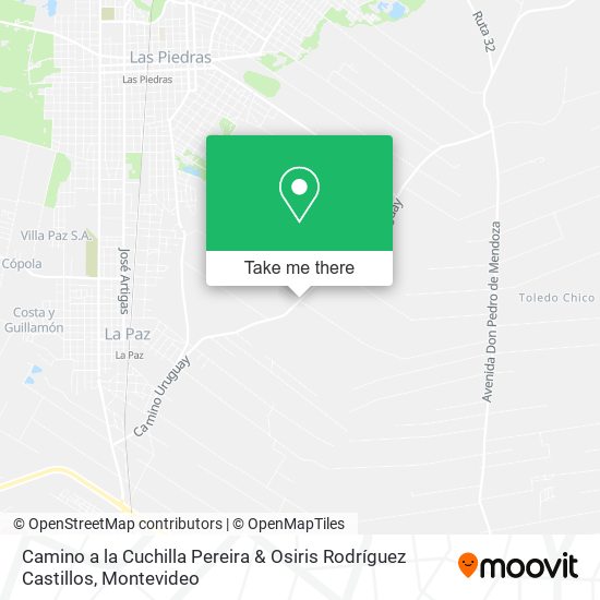 Camino a la Cuchilla Pereira & Osiris Rodríguez Castillos map