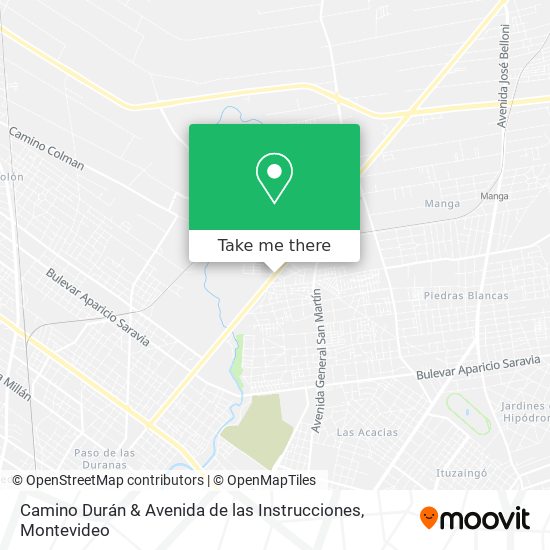 Camino Durán & Avenida de las Instrucciones map