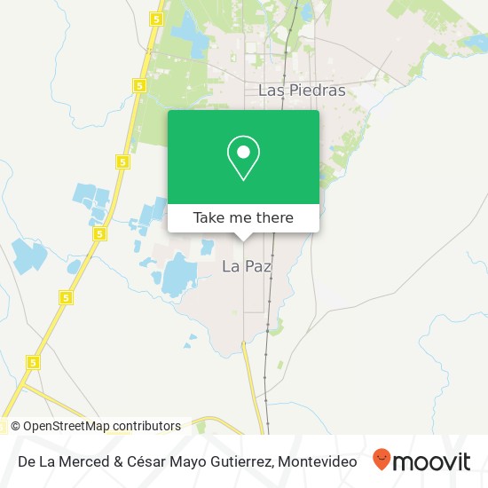 De La Merced & César Mayo Gutierrez map