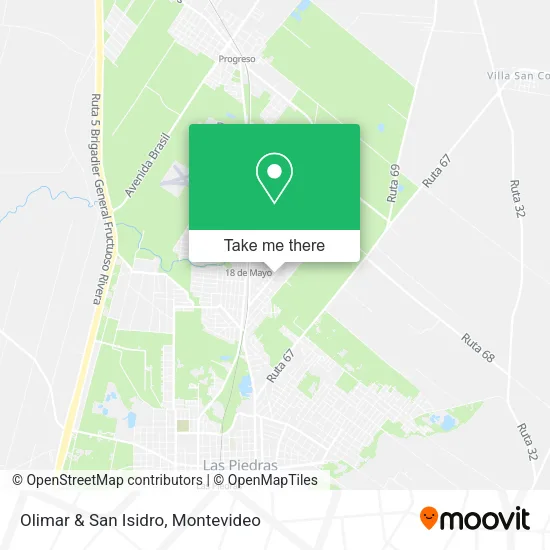 Mapa de Olimar & San Isidro