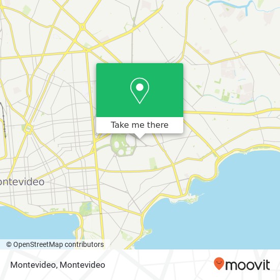 Montevideo map