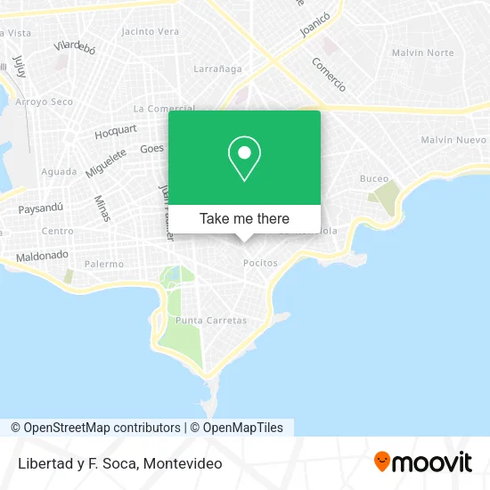 Mapa de Libertad y F. Soca
