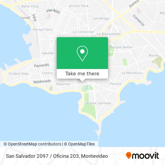 San Salvador 2097 / Oficina 203 map