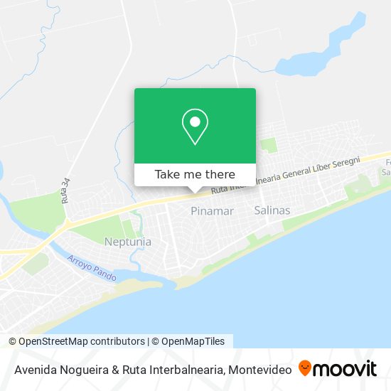 Avenida Nogueira & Ruta Interbalnearia map