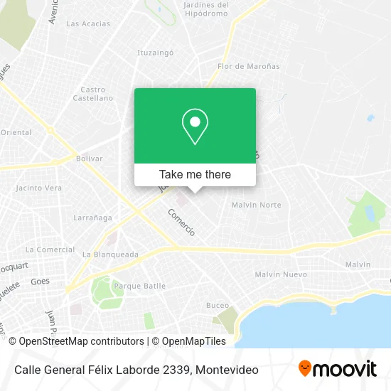 Mapa de Calle General Félix Laborde 2339