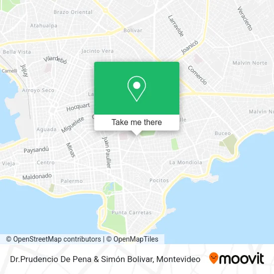 Mapa de Dr.Prudencio De Pena & Simón Bolivar