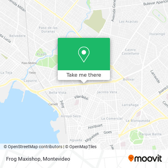Frog Maxishop map