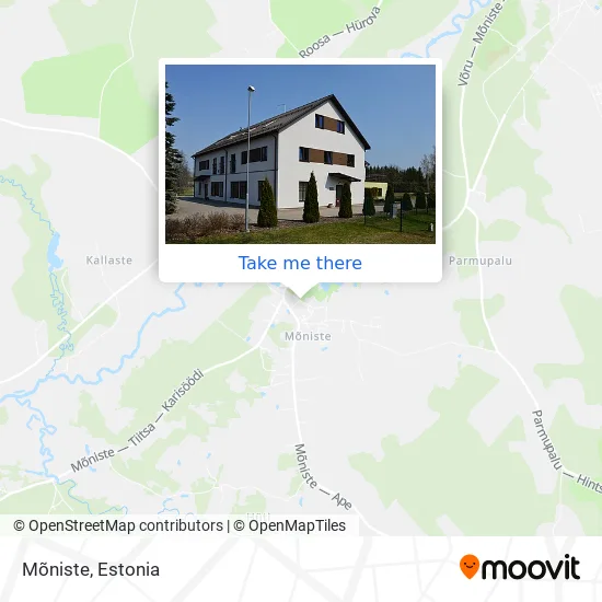 Карта Mõniste