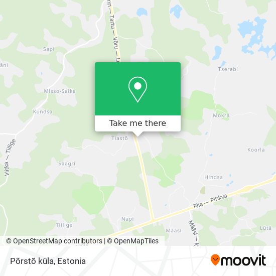 Põrstõ küla map