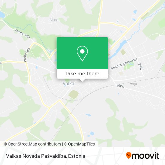 Карта Valkas Novada Pašvaldība