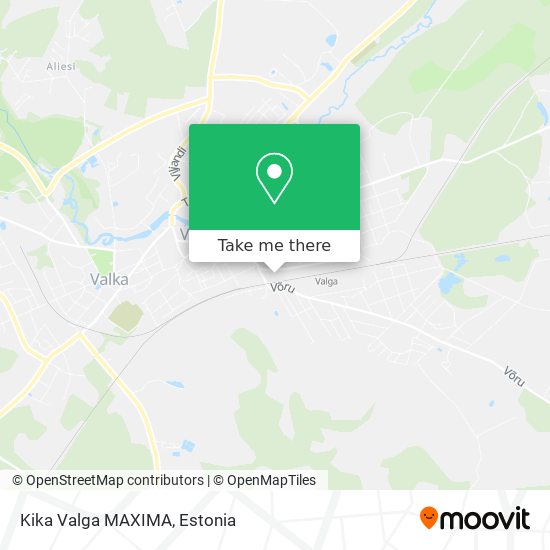 Kika Valga MAXIMA map