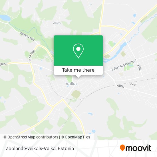 Карта Zoolande-veikals-Valka