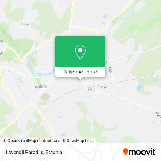 Карта Lavendli Paradiis