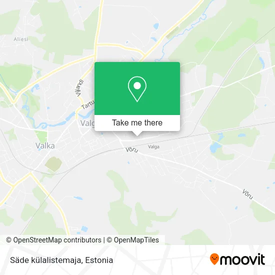 Säde külalistemaja map