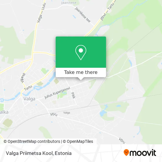 Карта Valga Priimetsa Kool
