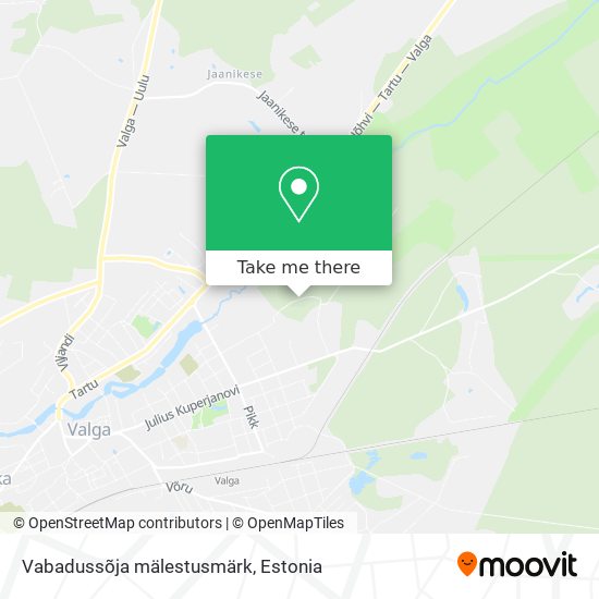 Vabadussõja mälestusmärk map