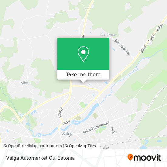 Valga Automarket Ou map