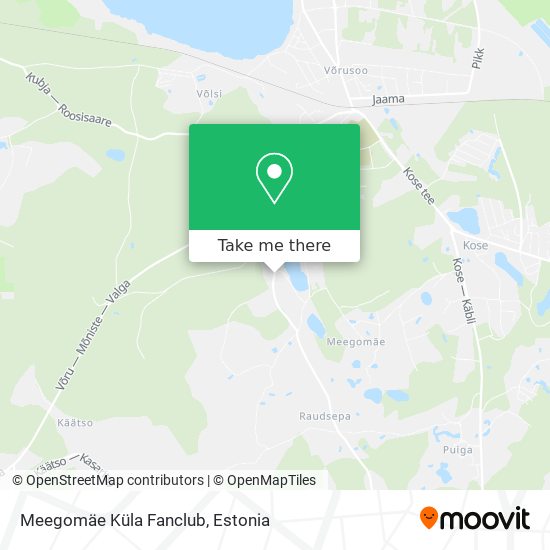 Meegomäe Küla Fanclub map