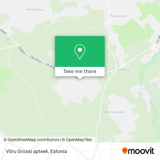 Võru Grossi apteek map