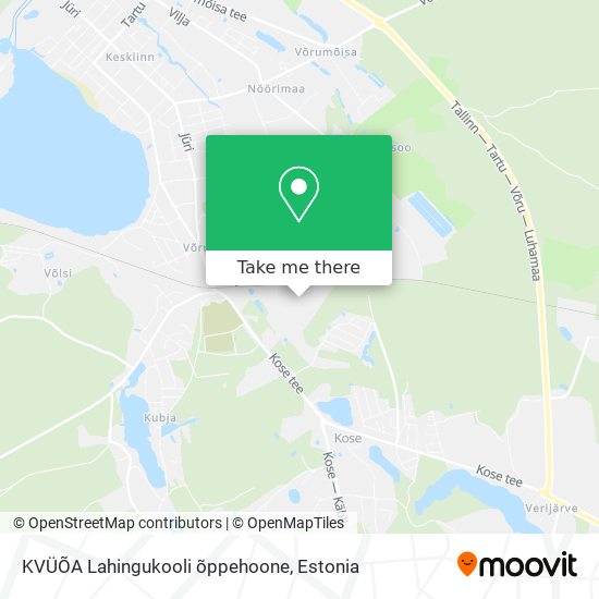 KVÜÕA Lahingukooli õppehoone map