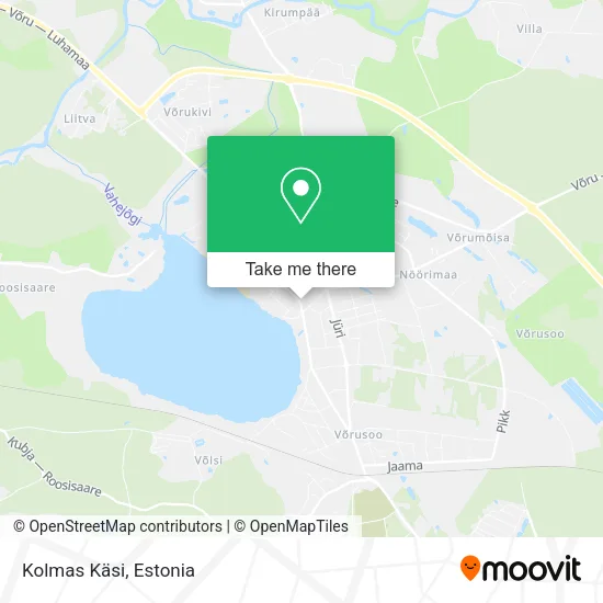 Карта Kolmas Käsi