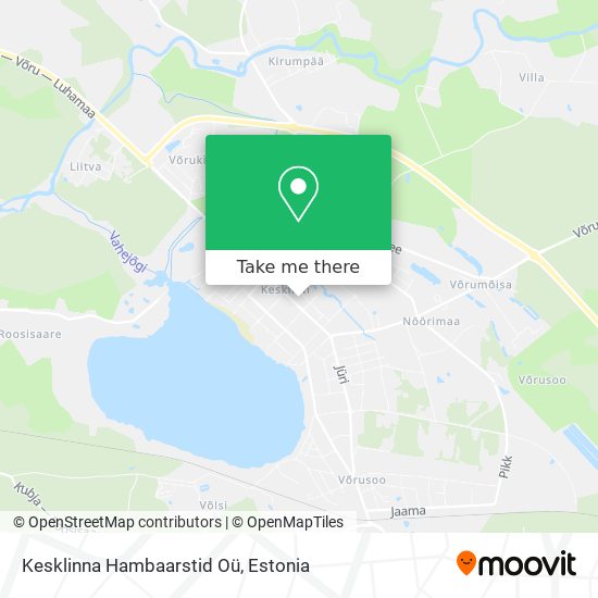 Kesklinna Hambaarstid Oü map