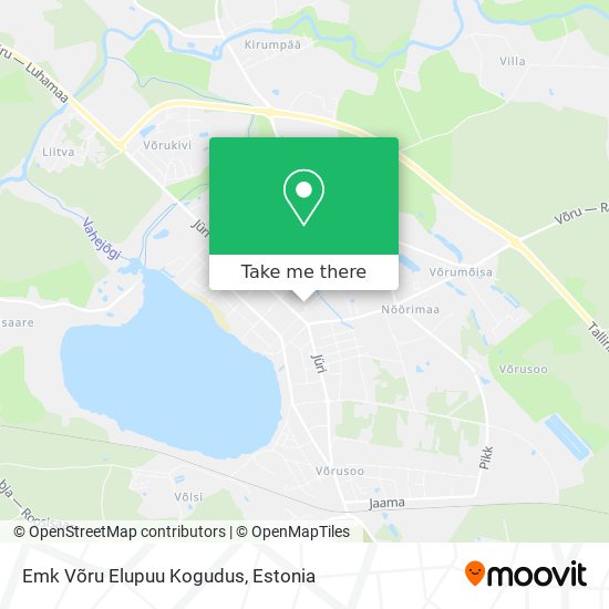 Emk Võru Elupuu Kogudus map