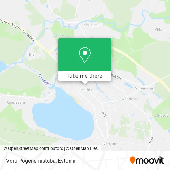 Карта Võru Põgenemistuba