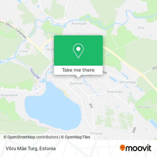 Карта Võru Mäe Turg