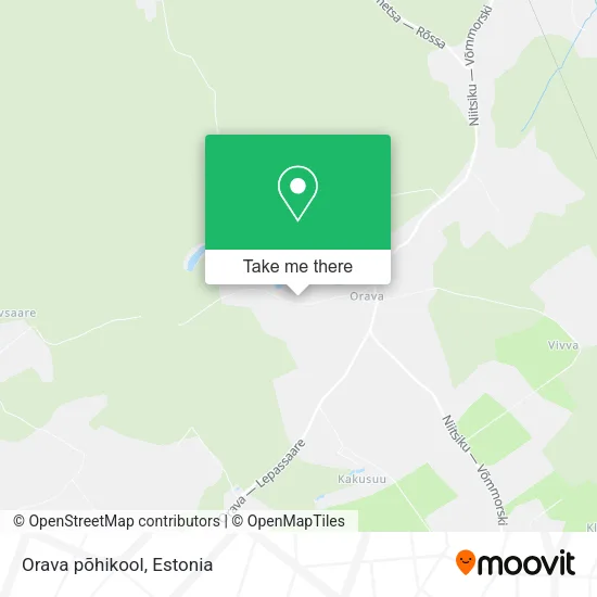 Карта Orava põhikool