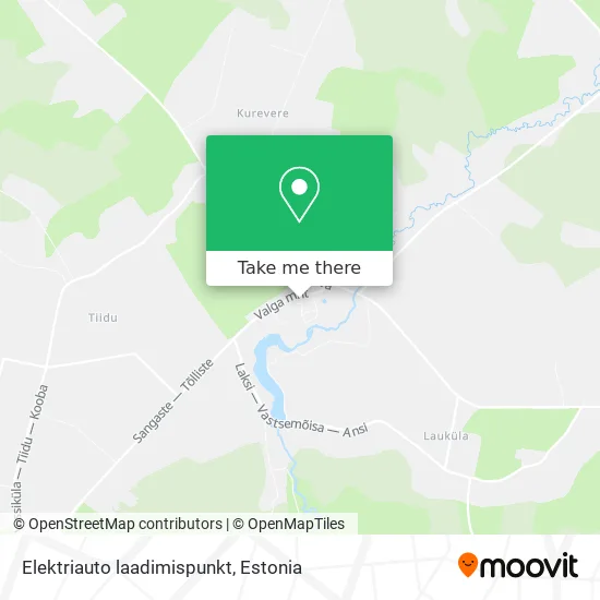 Карта Elektriauto laadimispunkt