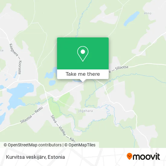 Карта Kurvitsa veskijärv