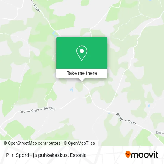 Карта Piiri Spordi- ja puhkekeskus