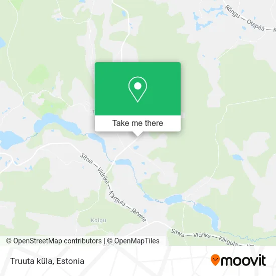 Карта Truuta küla