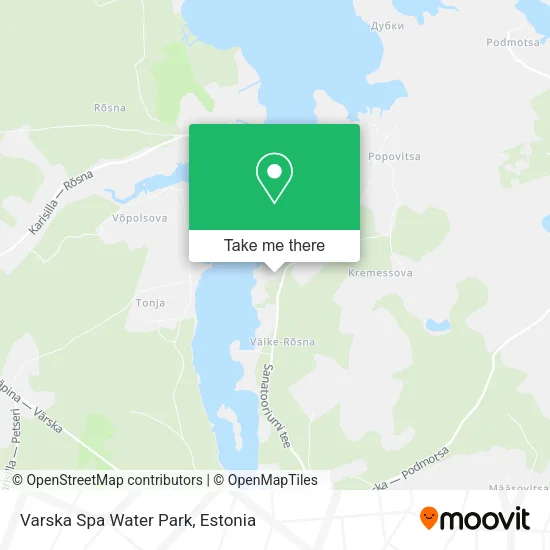 Varska Spa Water Park map